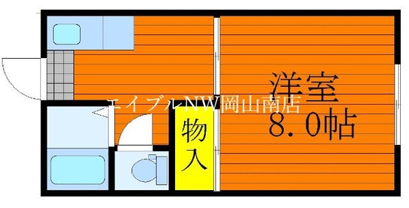 清輝橋駅 徒歩25分 2階の物件間取画像